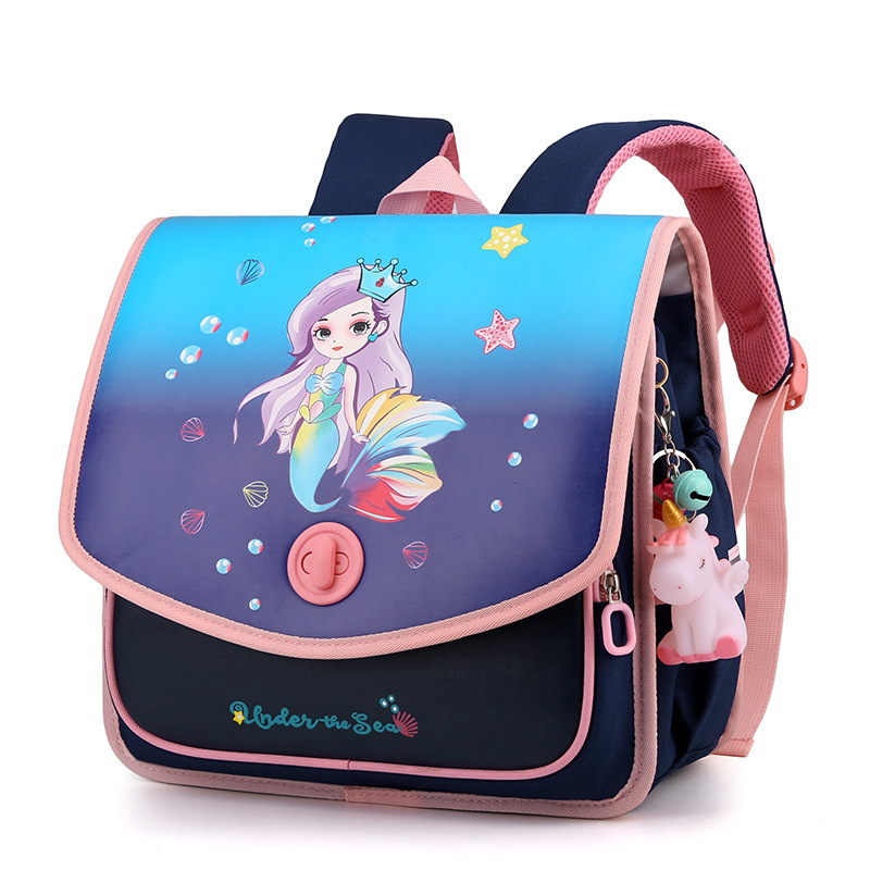 Backpacks Kids Cartoon School Bag For Girls Primary Backpacks Grades 13 Primary Student Children Waterproof Hasp Schoolbag 230729