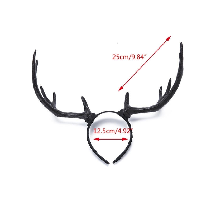Headwear Hair Accessories Antlers Headband Halloween Elk for Party Wear Deer Horn Band Christmas Headpiece Supplies S27 21 230729