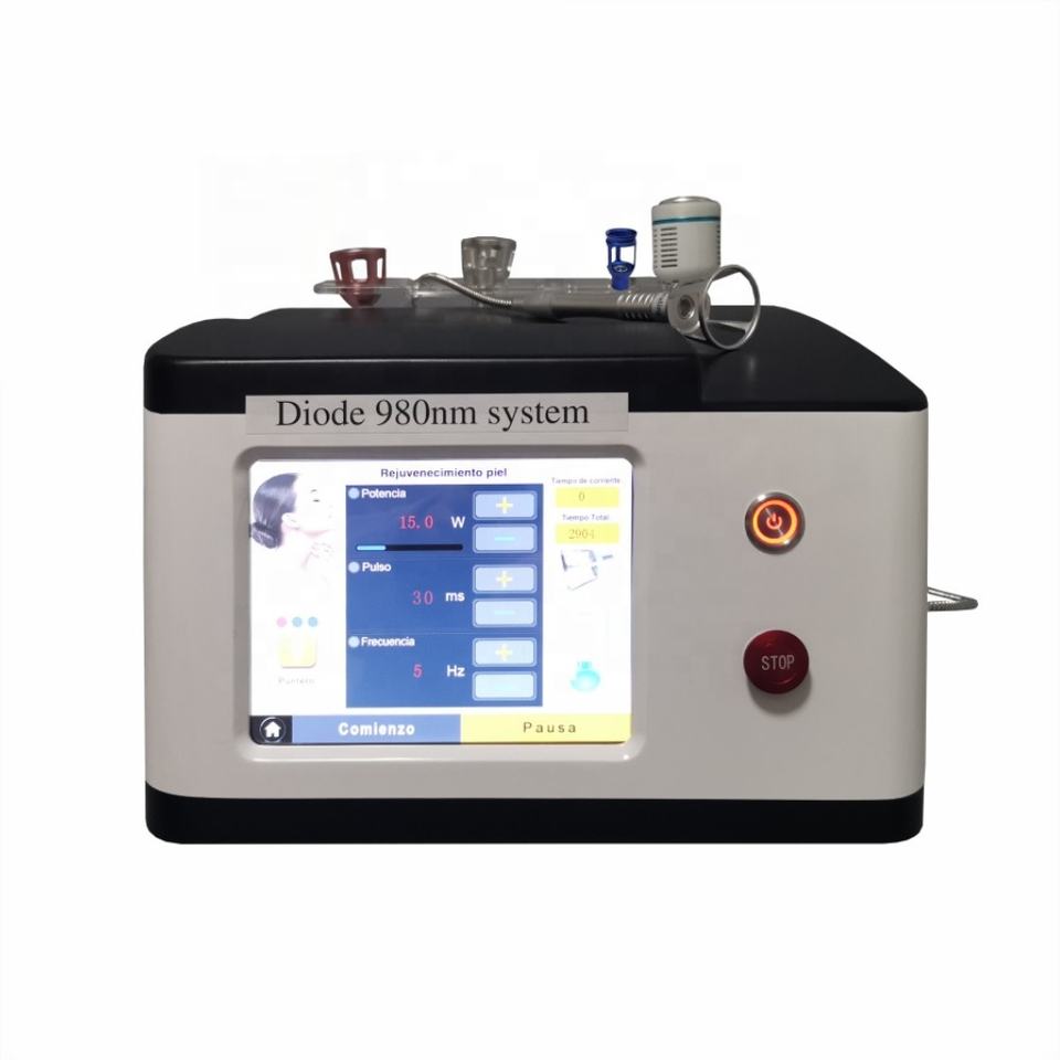 Europe 980 diode laser vascular/blood vessels/spider veins removal 650nm diode laser machine