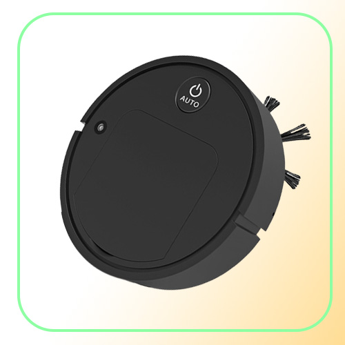 Robot Vacuum Cleaners Smart Sweeper With Spray Can Be Sterilized Easy To Use Super Suction No Noise USB Charging High Capacity Fac