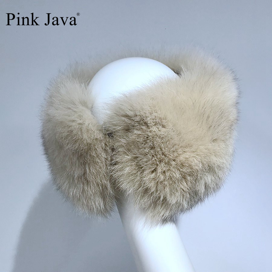 Headwear Hair Accessories Pink Java 20019 real fur headband women winter fashion headwear 230729
