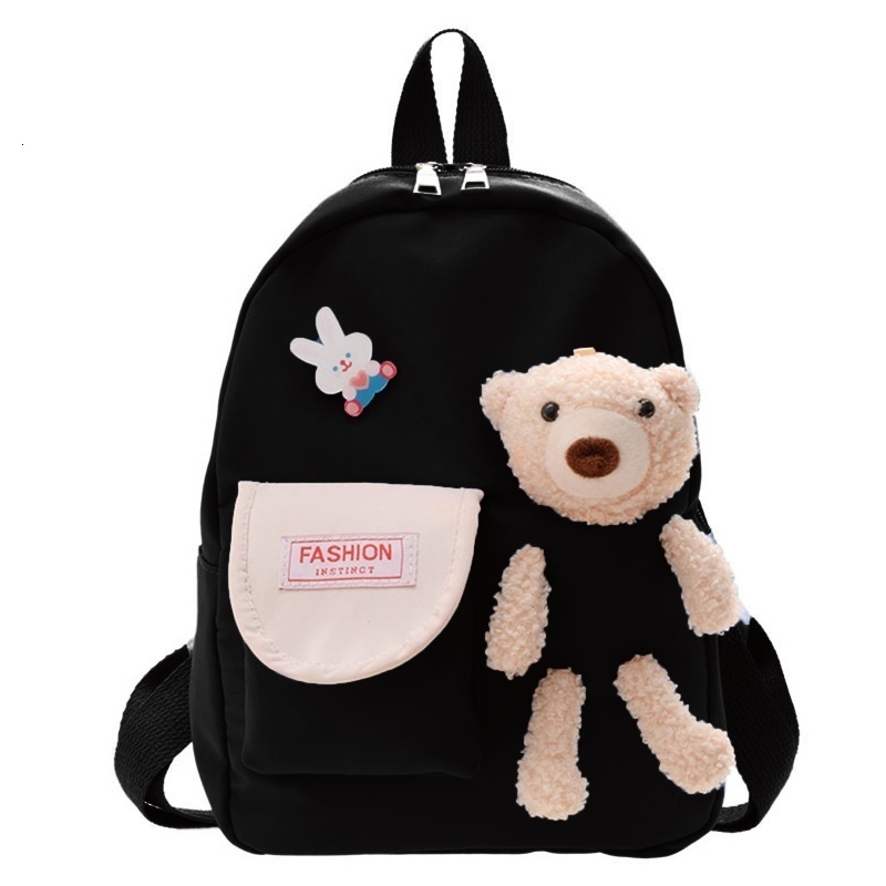 School Bags Cartoon Bear Toy School Bag for Girl Cute Kids Kindergarten Schoolbags Children Backpacks Girls Boy Book Bags Drop 230728