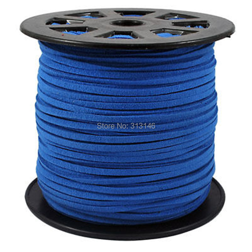 Chains m 90 Meters Macrame Braided Faux Suede Cord Leather Lace DIY Handmade Beading Bracelet Jewelry Making Flat Thread String Rope 230728