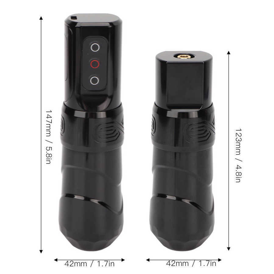 Tattoo Machine Wireless tattoo pen kit 2400mAh rotary tattoo machine Powerful coreless motor tattoo lining shader for salon tattoo Body art 230728