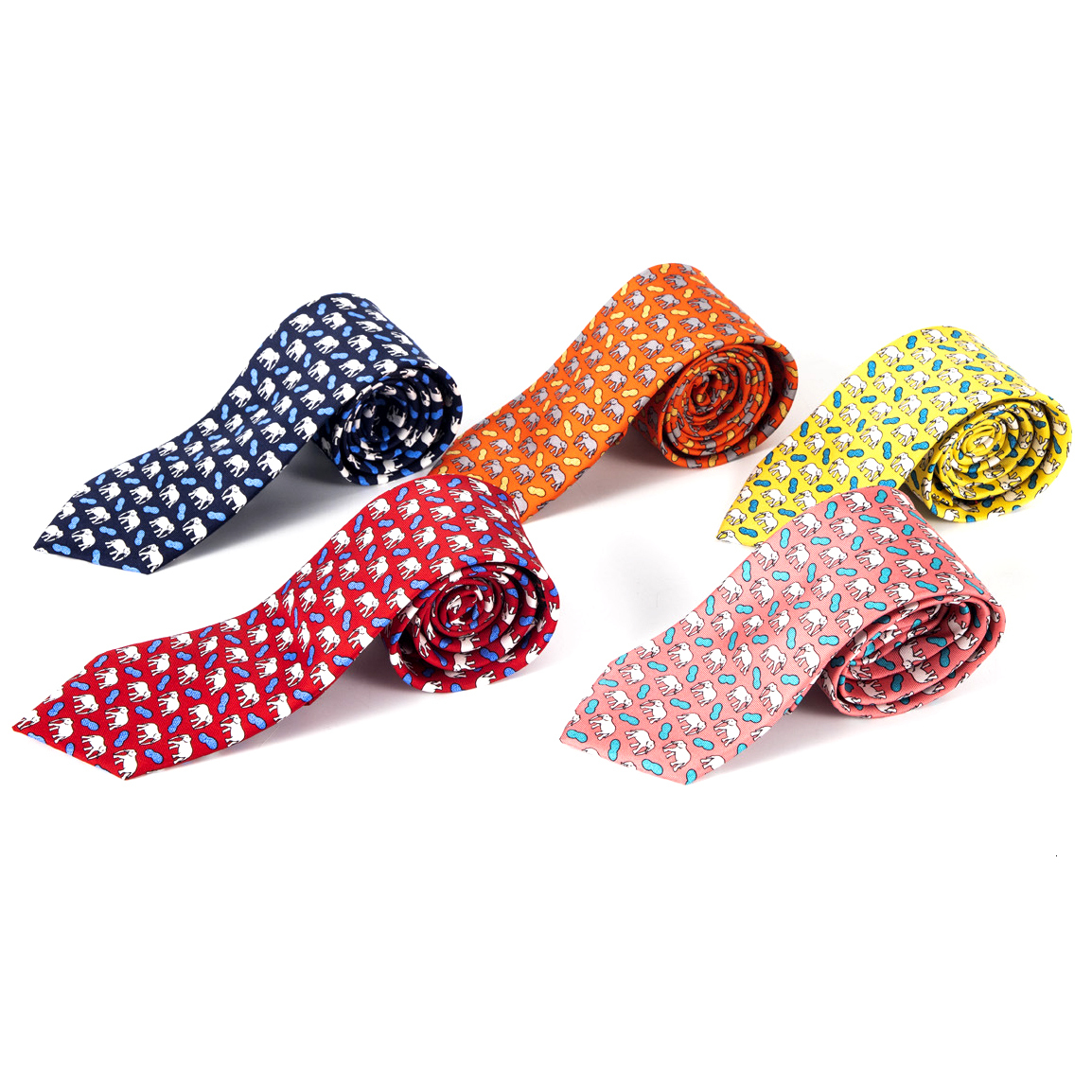 Neck Ties Tailor Smith 100% Silk Ties For Men Handmade Necktie With Animal Pattern Tie Father's Day Birthday Gift Tie 230728