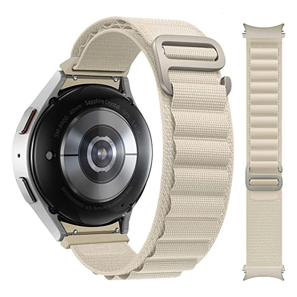 Watch Bands 20mm Strap for Galaxy watch 456 44mm 40mm 6 classic 47mm 43mm Alpine loop nylon bracelet Galaxy watch 5 Pro 45mm band 230729