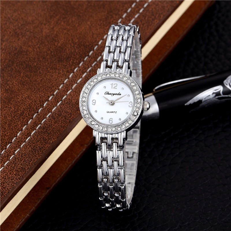 Wristwatches Fashion Silver Quartz Watch for Women Simple Style Business Womans Wristwatch Small Dial Casual Gift Ladies Hour Clock Hodinky 230729