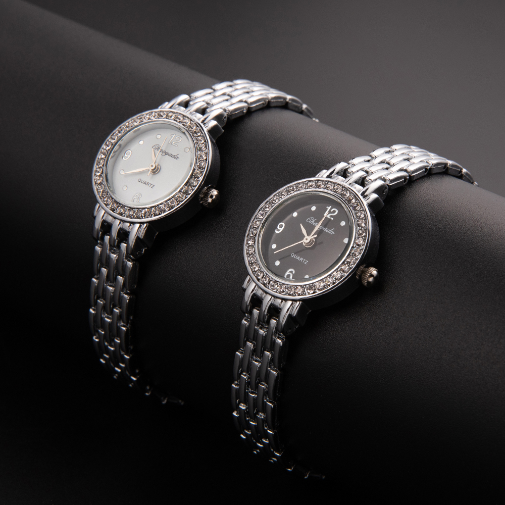 Wristwatches Fashion Silver Quartz Watch for Women Simple Style Business Womans Wristwatch Small Dial Casual Gift Ladies Hour Clock Hodinky 230729