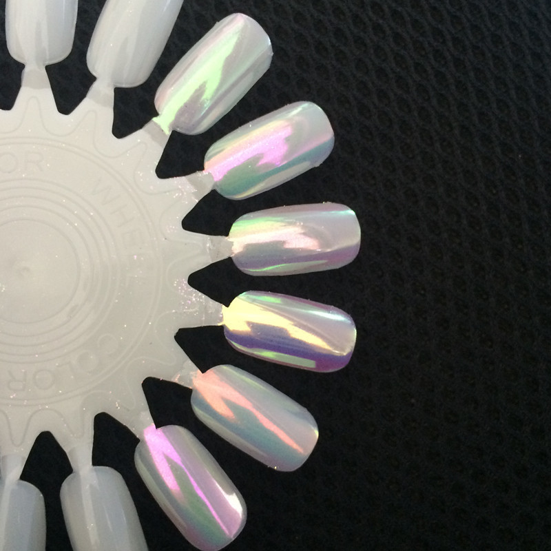 Nail Glitter 02g Aurora Neon Pigment Powder Shining Effect Chameleon Powder Neon Unicorn Chrome Nail Rainbow Dust Nail Art Manicure 230729