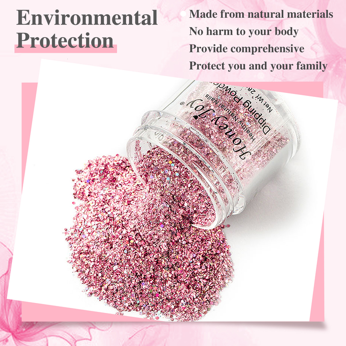 Nail Glitter 28gBox Holographic Iridescent Red Wine Silver Golden Pink Green Sky Blue Rose Shine Glitter Hexagon Sequin Paillette Dip Powder 230729