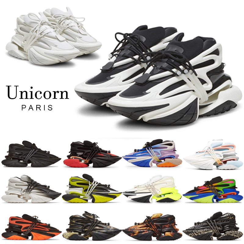 Unicorn Sneakers Designer Luxurys Shoe for Men and Womens Metaverse Low top Trainers in Neoprene Thick Platform Soles Paris Fashion Unicorns shoe