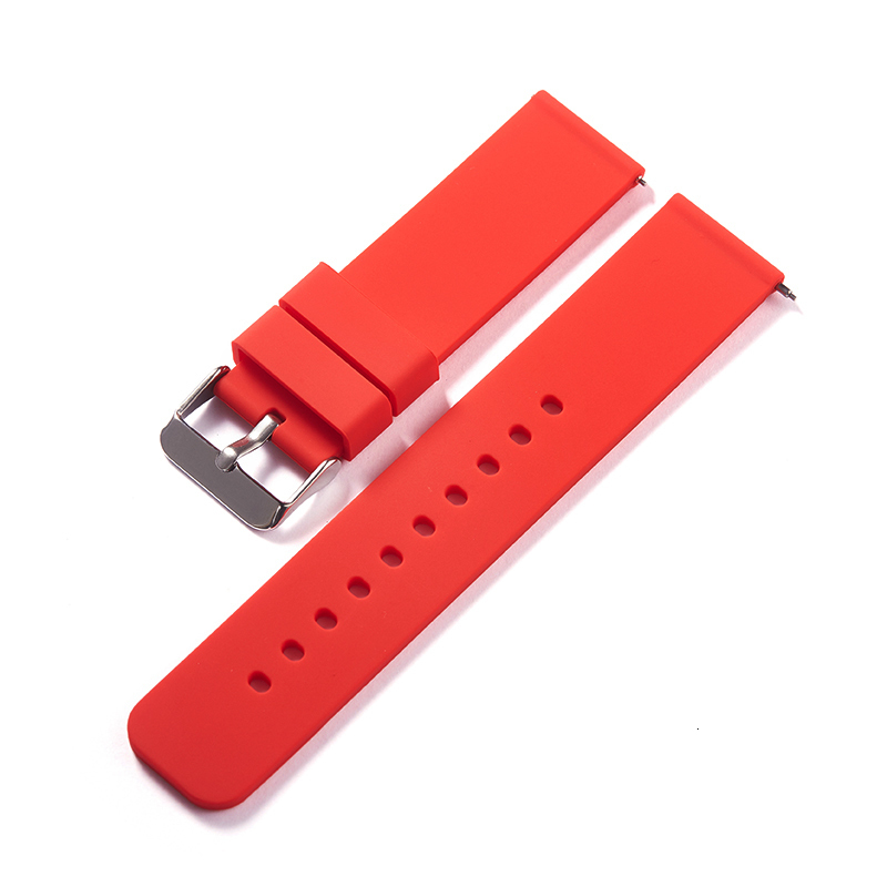 Watch Bands Silicone Strap Quick Release Watch Strap 1214161820mm 22mm 24mm Waterproof Soft Rubber Smart Watch Band Wrist Bracelet Belts 230729