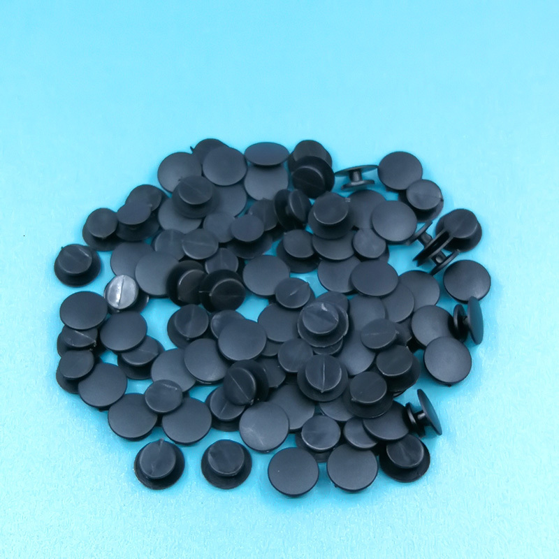 Shoe Parts Accessories 1000pcs/lot plastic button black buckles parts accessories fit for sandals clog shoes DIY shoe Charms 8/10/12/13/14/15mm 230729