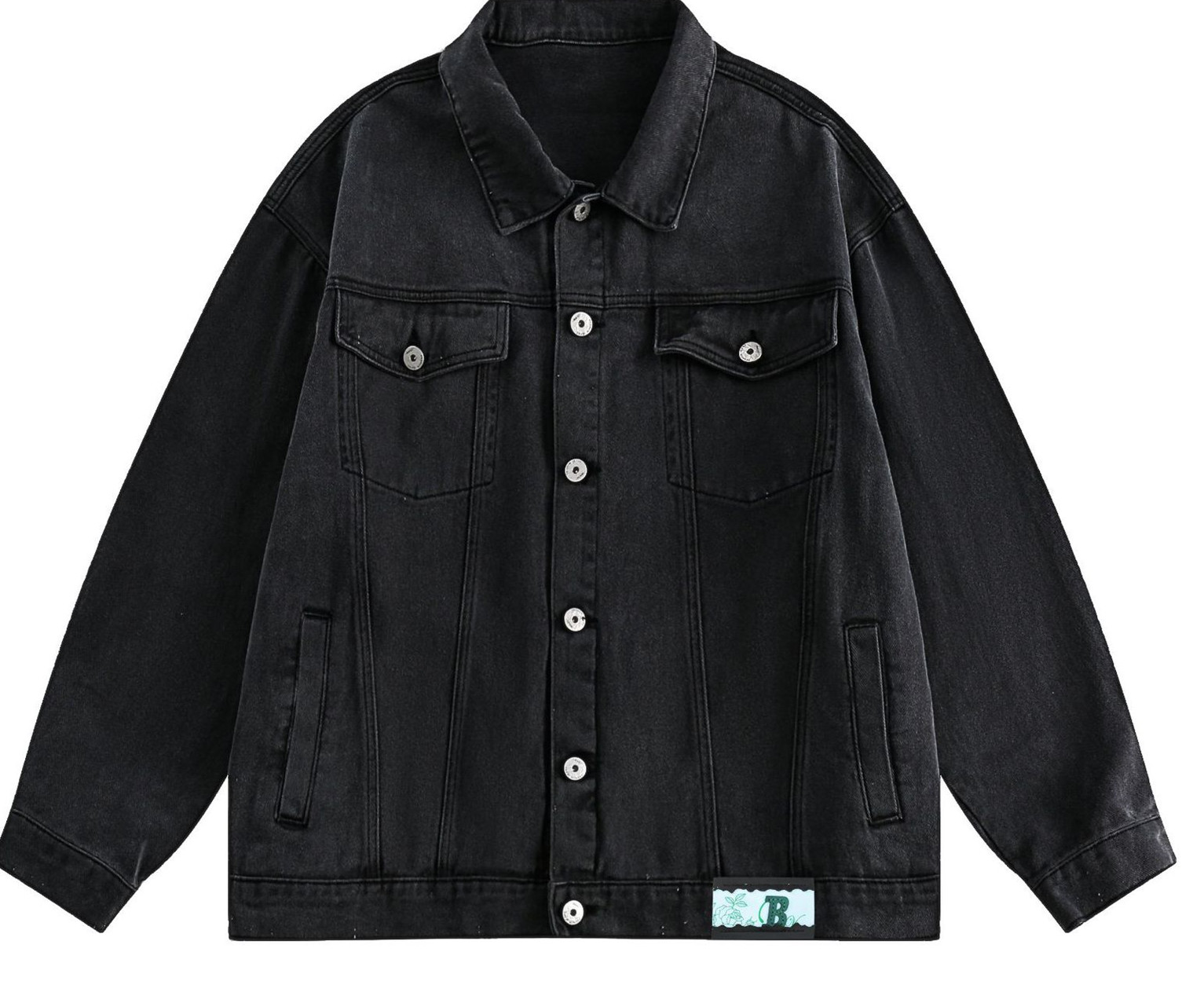 Designer jacket men Windbreaker mens autumn jackets Spring and autumn slimming jacket embroidery denim jacket new American vintage wash Baggy multi-co