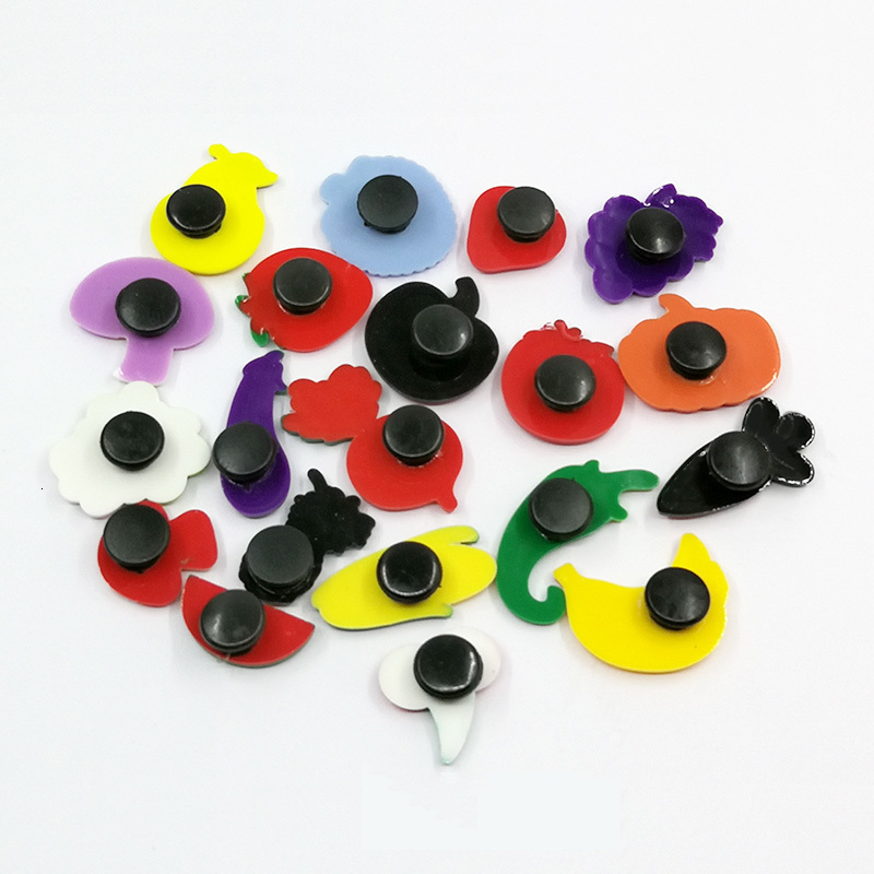 Shoe Parts Accessories 1000pcs/lot plastic button black buckles parts accessories fit for sandals clog shoes DIY shoe Charms 8/10/12/13/14/15mm 230729