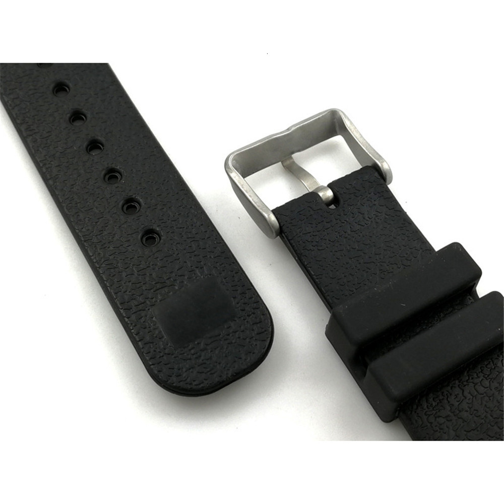 Watch Bands 18mm 20mm 22mm Sport SilICONe Watchband Watch Strap Black Men Waterproof Diving Rubber Wrist Band Bracelet Accessories 230729