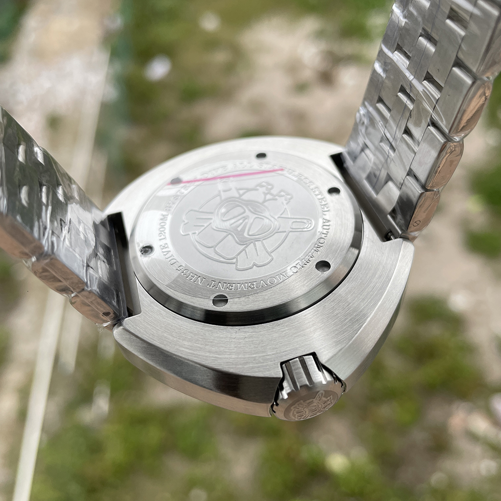 Other Watches STEELDIVE SD1985 Arrival 44MM Steel Case BGW9 Blue Luminous NH35 Automatic Ceramice Bezel 1000M Waterproof Mens Dive Watch 230729