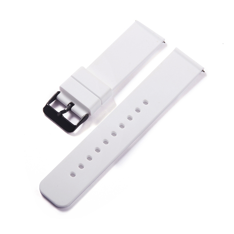 Watch Bands Silicone Strap Quick Release Watch Strap 1214161820mm 22mm 24mm Waterproof Soft Rubber Smart Watch Band Wrist Bracelet Belts 230729