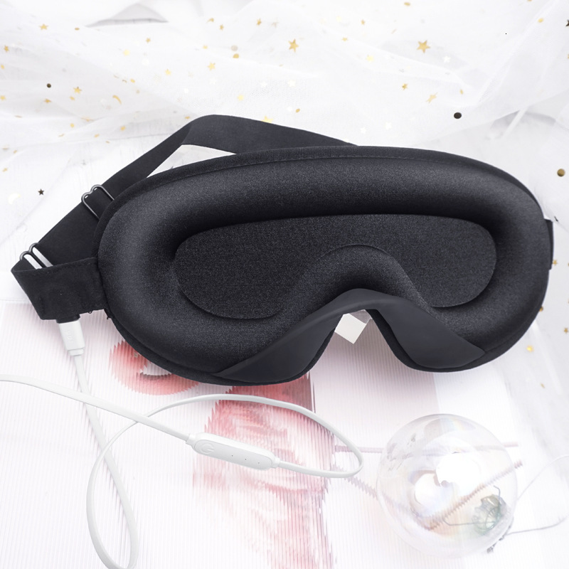 Sleep Masks 3D Steam Sleeping Mask Heating Eyes Relieve Eye Fatigue Electric Massager Aid Shade Blindfold Improve 230729