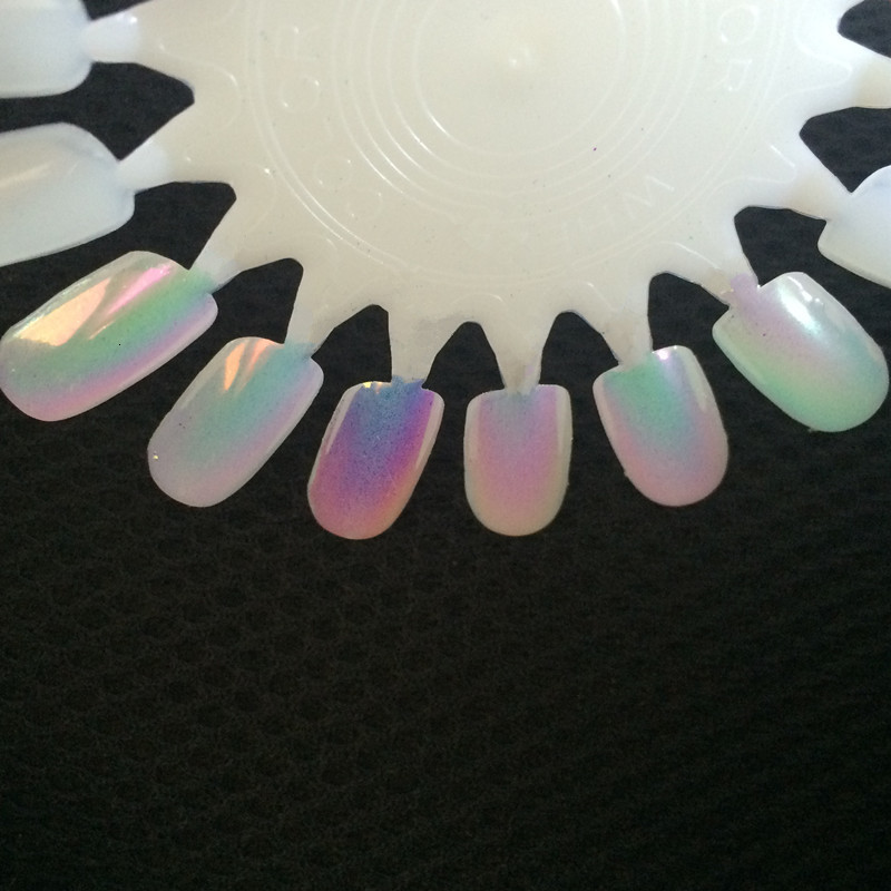 Nail Glitter 02g Aurora Neon Pigment Powder Shining Effect Chameleon Powder Neon Unicorn Chrome Nail Rainbow Dust Nail Art Manicure 230729