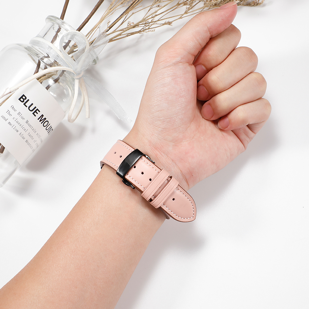 Watch Bands 20mm22mm Watch band For Amazfit GTS22e3GTS2 MiniGTR 42mm47mmGTR23Pro stratos Leather Watch Bracelet Amazfit bip strap 230729