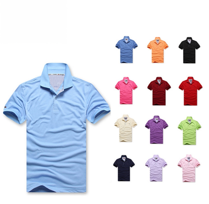 Men's Tees Polo-shirt Lapel Short Sleeve casual clothes Breathable comfortable T-shirt big-horse Logo size M-2XL X930
