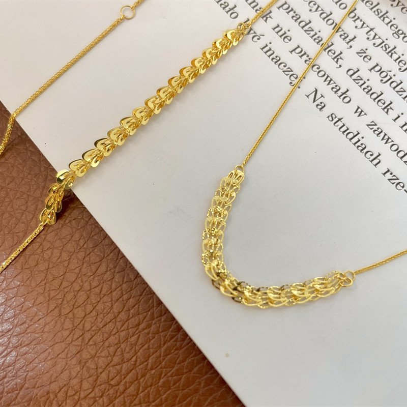 Strands Strings VITICEN Real 18k Gold Phoenix Necklace Women Au750 Jewelry Gift For Wife And Girlfriend In Fashion Classic Clavicle 230729