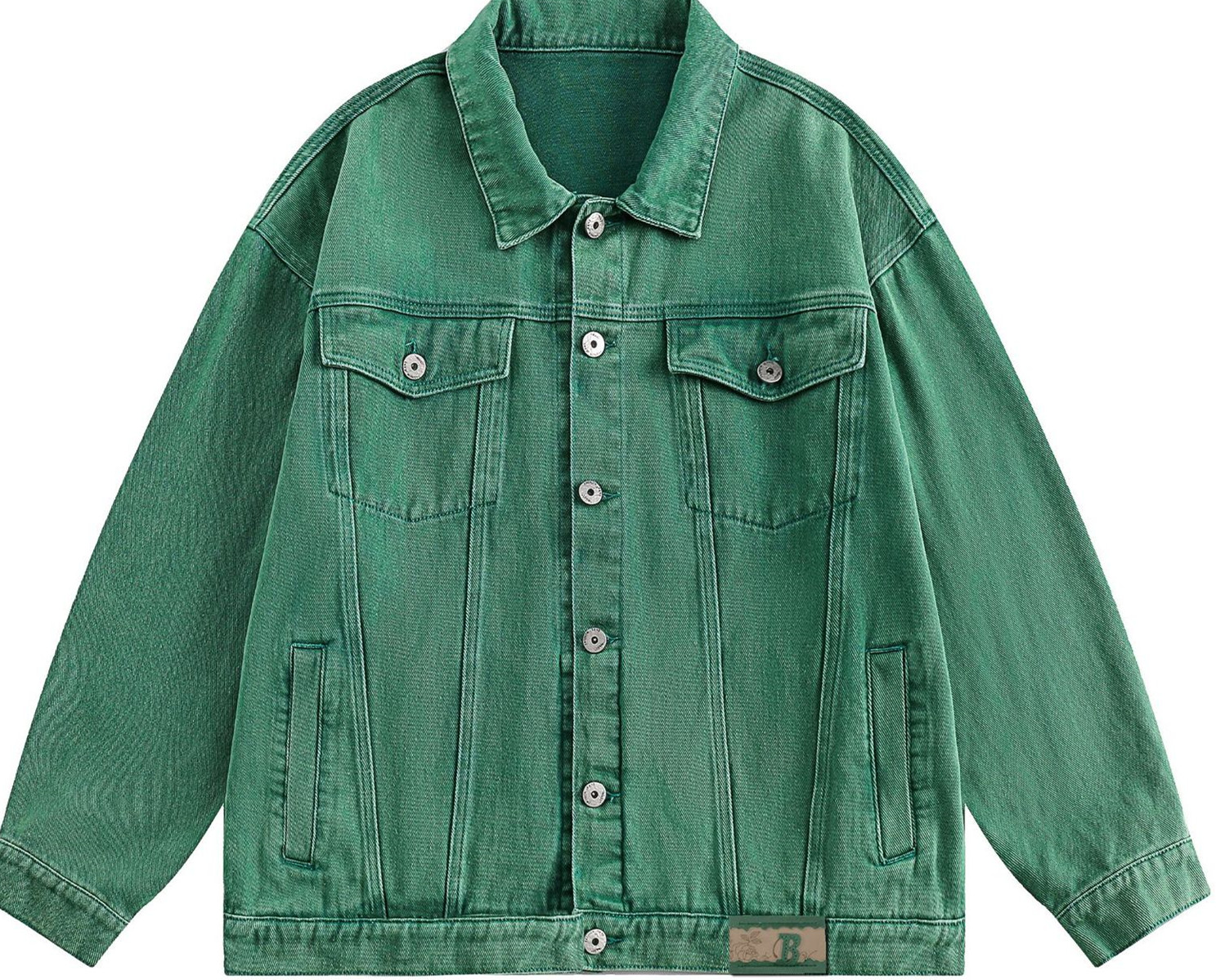 Designer jacket men Windbreaker mens autumn jackets Spring and autumn slimming jacket embroidery denim jacket new American vintage wash Baggy multi-co