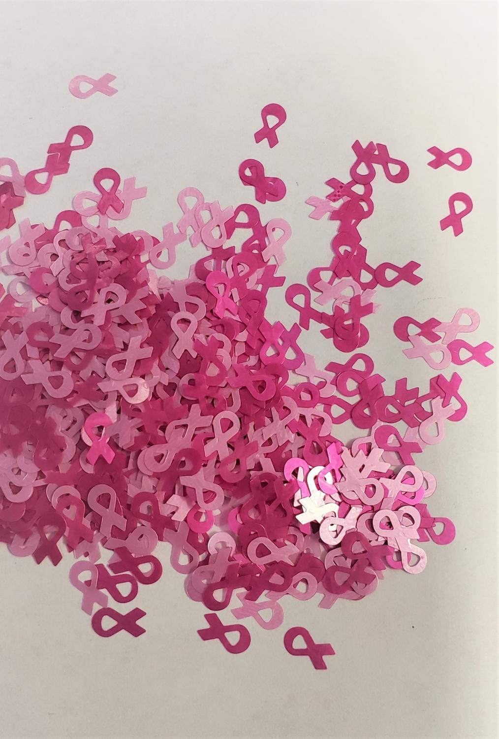 Nail Glitter 1 Bag 50g Pink Ribbon Breast Cancer Confetti NAIL Pink Ribbon Glitter Mix for Nail Art Breast cancer Pink ribbon glitter hgU6767 230729