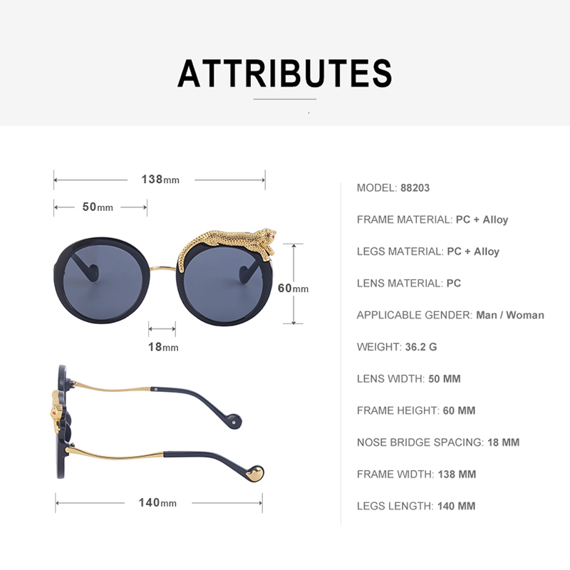 Sunglasses Round Women Crystal Leopard Shaped Sun Glasses for Female Fashion Anti Blue Light Eyeglasses Ladies 230729