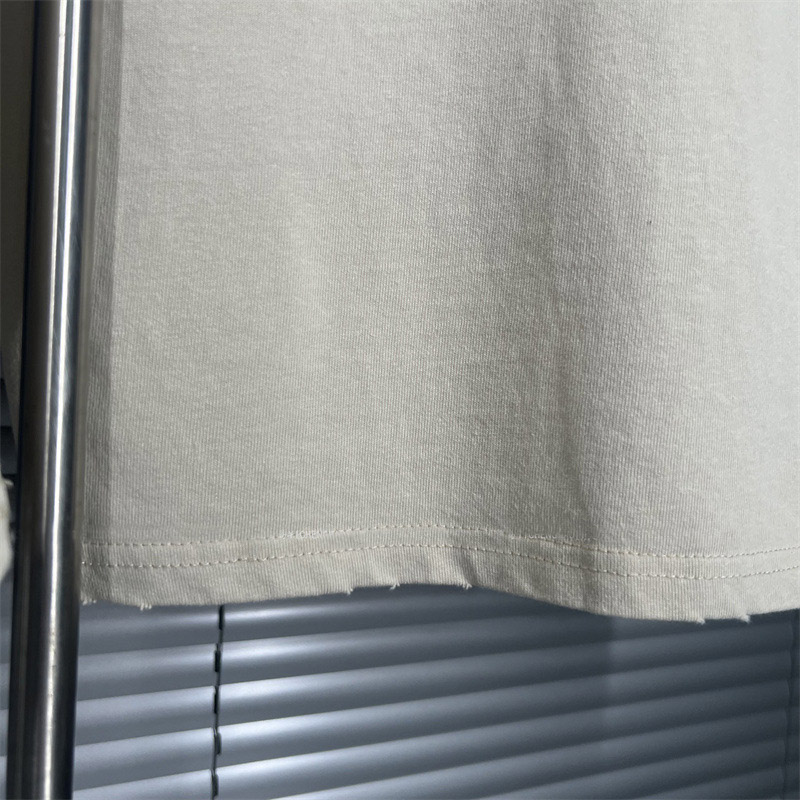 Men's T-shirts WAY OUT TEE vintage Tee Letter Printed Vintage Washed Loose Short Sleeve Fashion Casual Breathable High Street Tee