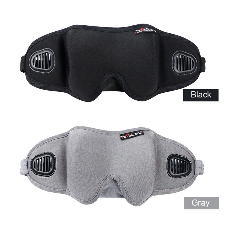 Sleep Masks Portable 3D EyeShade Sleeping Eye Mask Eyepatch Padded Shade Cover Night Rest Blindfold Bandage 230729