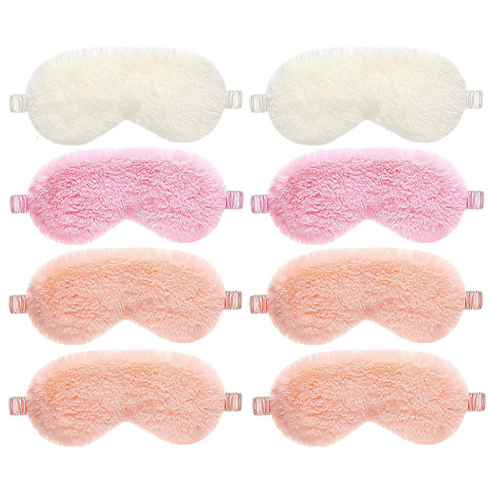 Sleep Masks Eye Mask Sleeping Blindfold Plush Women Cover Covers Fluffy Furry Shade Patch Men Patches Kids Soft Nap Cute 230729