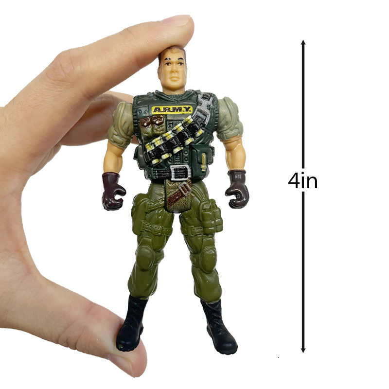 Action Toy Figures Army Men Special Forces Soldiers Fireman Engineer Action Figures Playset Military Weapon Modle Toys For Kid Boy Christmas Gifts 230 - view 4