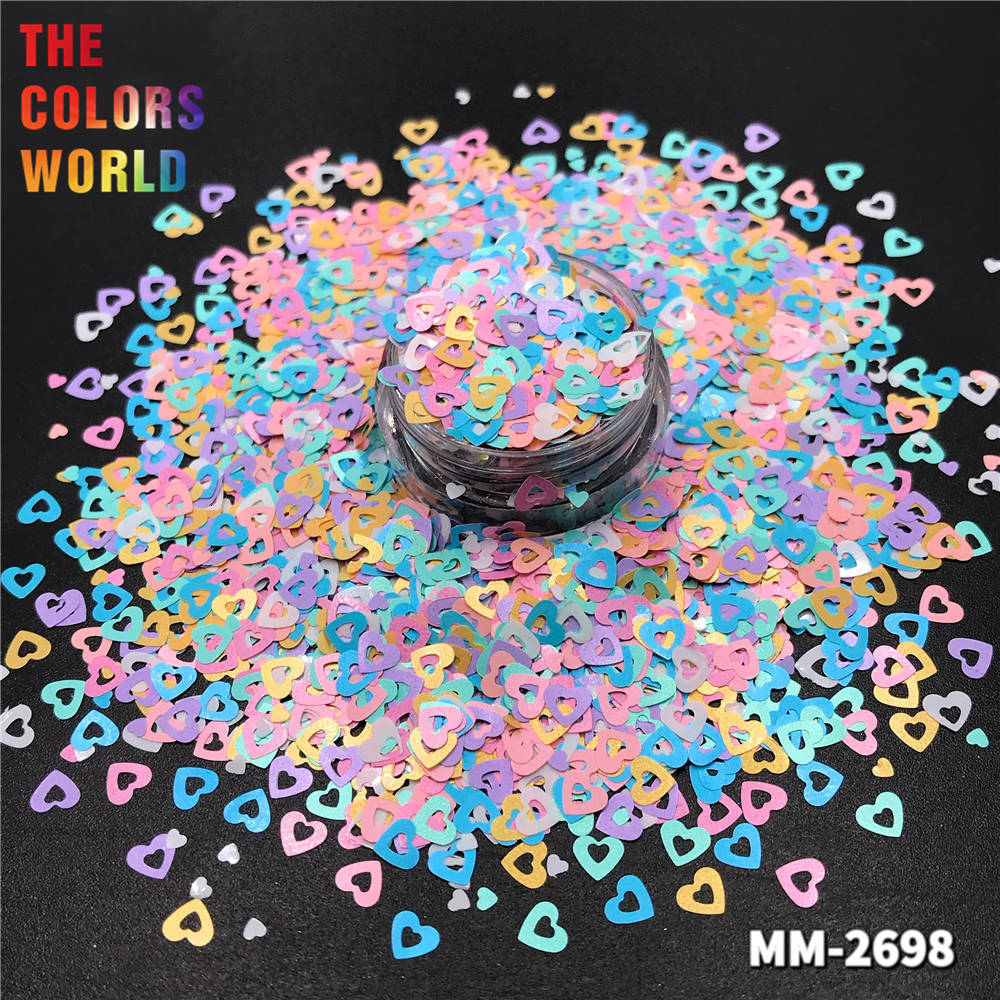 Nail Glitter TCT764 Lovely Kawaii MultiColored Nails Glitter Solvent Resistant Ultra Thin Glitter Confetti Glass Fabric Leather Makeup DIY 230729