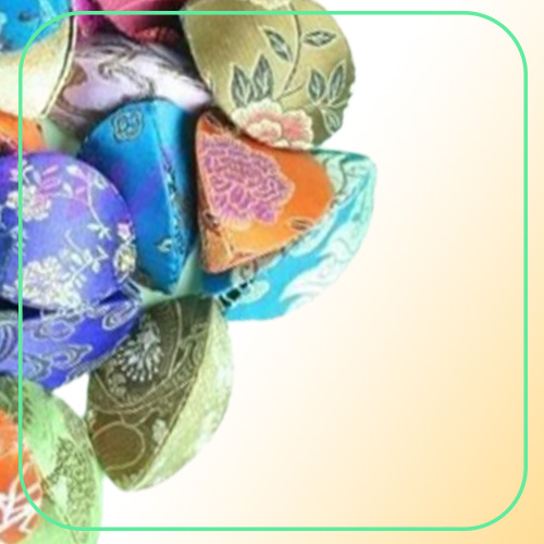 New 10pcs Silk Fortune Coin Purse Mix Color Case Squeeze Chinese Ring Bag28513748260