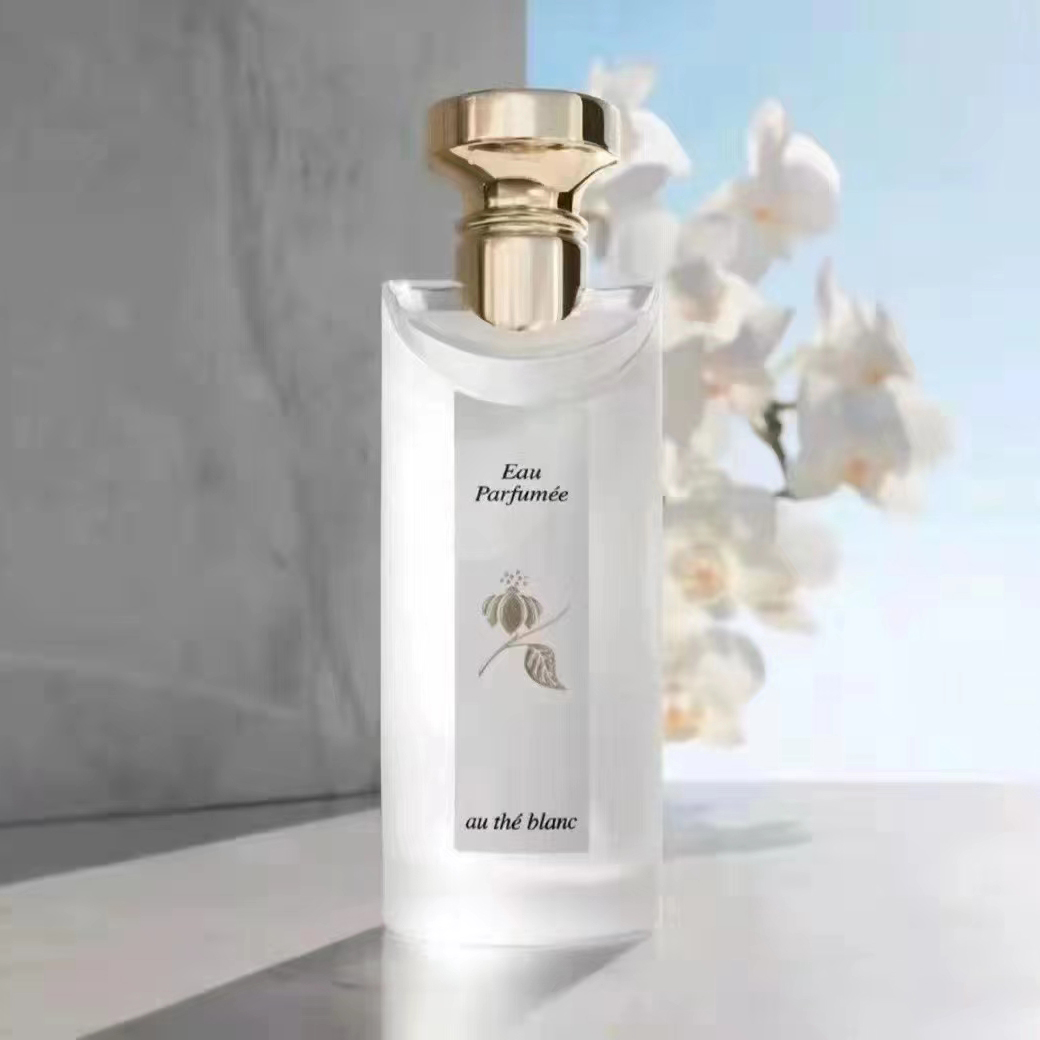 Eau Parfumee 75ml au The Vert Bleu Noir Blanc Fragrance EDC Citrus Aromatic romantic lady parfum long lasting smell neutral perfume women Men cologne spray fast ship