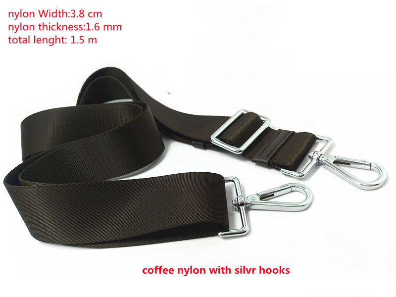 Bag Parts Accessories 150 Cm Black Coffee With Hoo Long Purse Handle Straps Shoulder Belts DIY Replacement Strap Nylon Woman 230731 0cc6 4