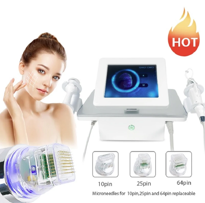 Beauty Salon Rf Microneedle Machine Rf Skin Tightening Face Lifting Wrinkle Removal Home Appliance Micro Needle Skin Care Equipment