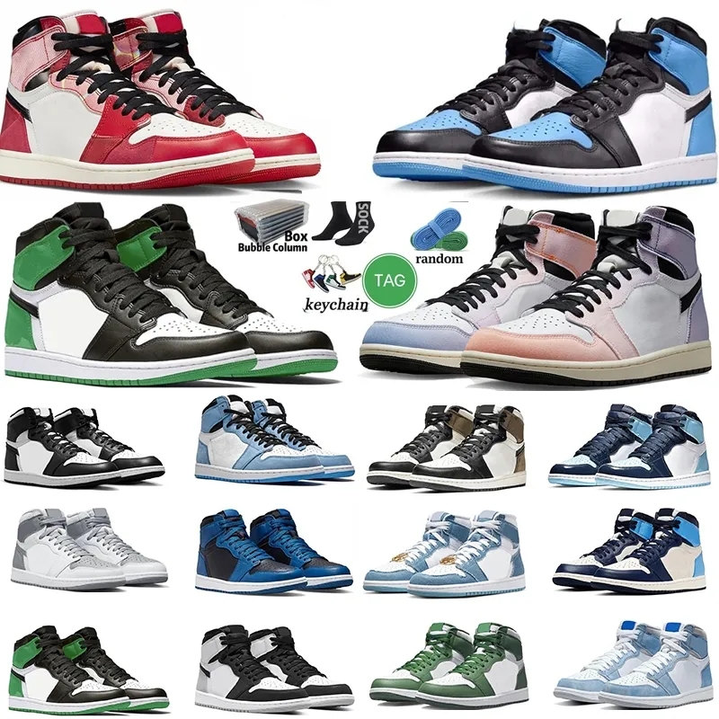 High 1 1s Men Women Basketball Shoes Spider-Verse Next Chapter Palomino Court Purple Lost and Found Skyline True Blue Mocha Denim Mens Womens Trainers Sports Sneakers