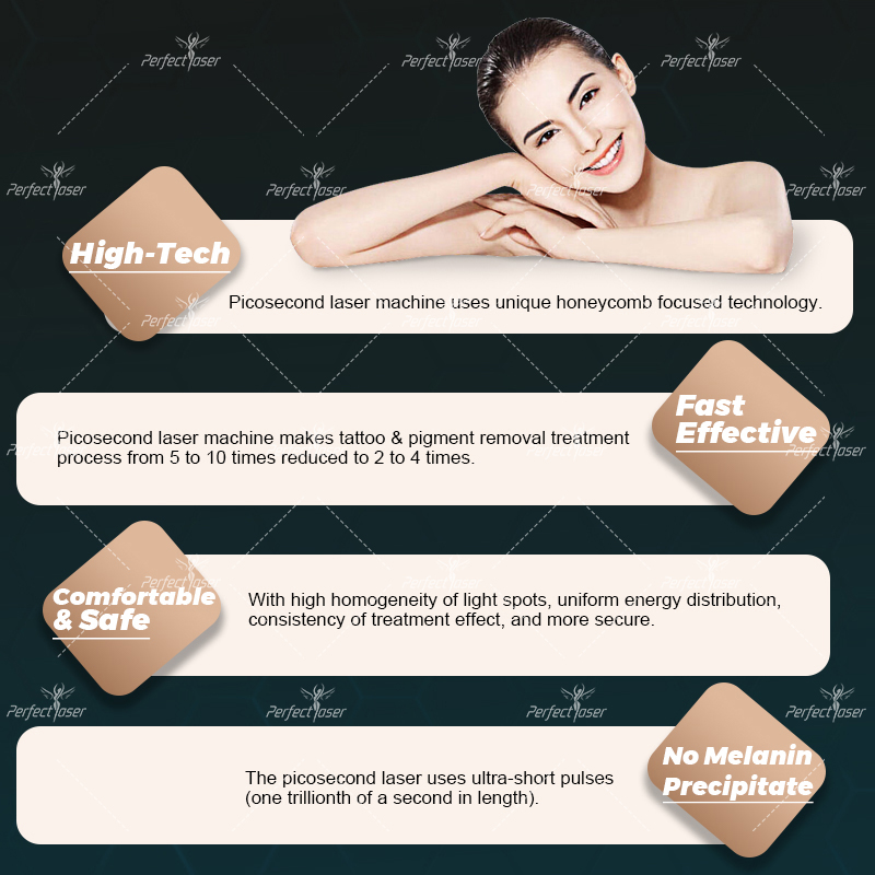 2025 professional Picolaser Tattoo Removal Machine beauty spot laser pigment remove 3 probes equipment ce