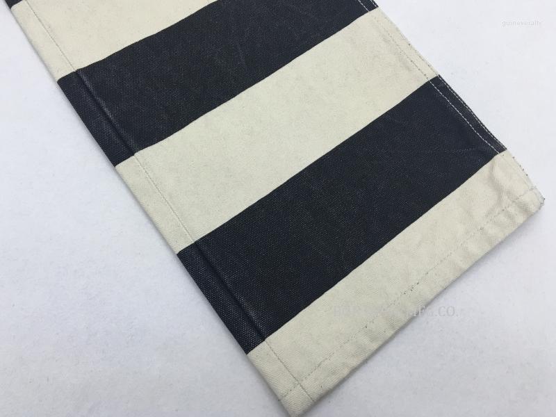 Men's Pants BOB DONG Multi-Pocket Motorcycle Washed Prisoner Stripes Trousers For Men Z260313