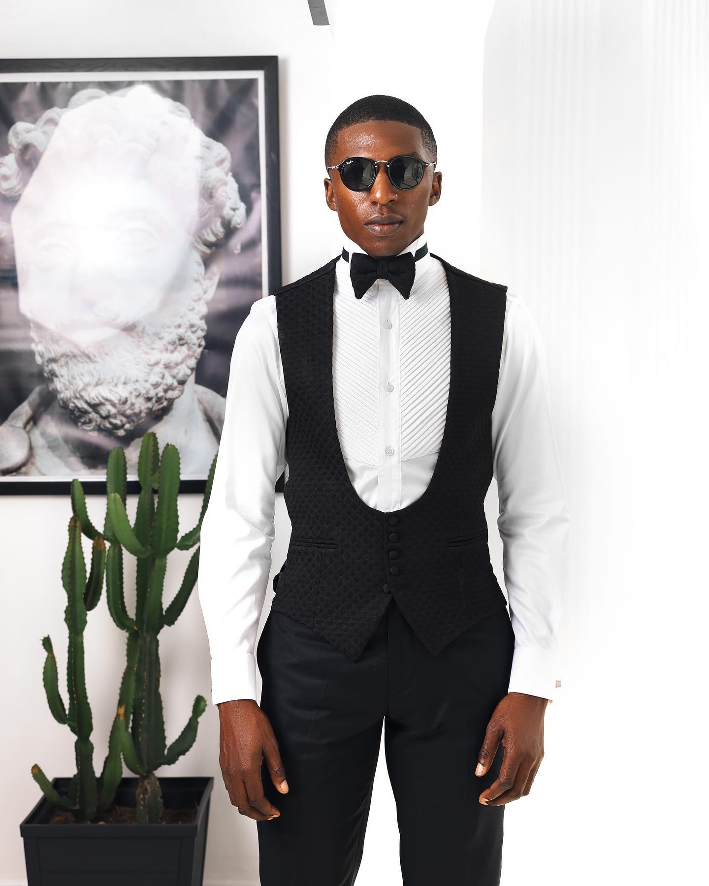 Formal Men Wedding Suits Shawl Lapel 3 Pcs(Jacket+Pant+Vest) Long Coat Autumn Prom Evening Party For Male Custom Made