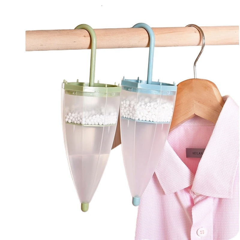 Other Home Garden 1Pcs Umbrella Shape Wardrobe Dehumidifier For Home Hanging Clothes Dryer With Moisture Proof Desiccant Reusable Absorber Box 230731