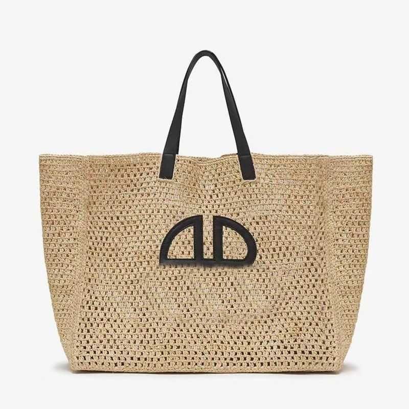 Designer ANINEs BING Woven Beach Tote Women Anine small rio Brown Luxury Shoulder Strap Large Capacity Straw Totes Summer Outdoor Bag