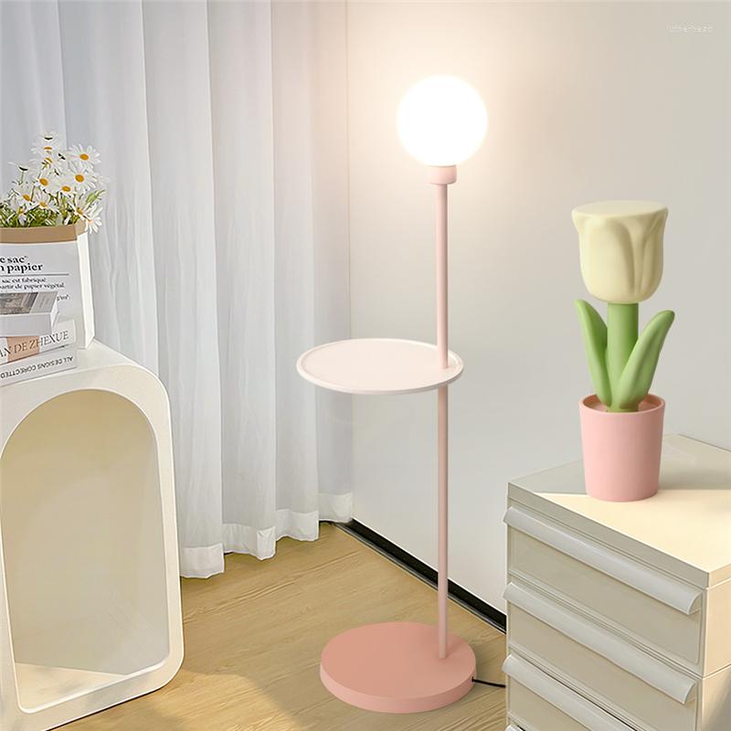 Lamps Floor Home Decor Led For Living Room Bedroom Bedside Lamp Ambient Light Sofa Side Resin Crafts Tea Table Standing Lights s