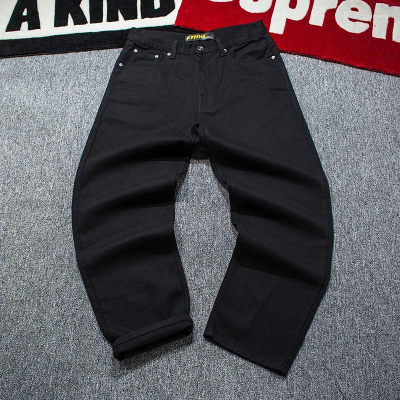 Men's Jeans Streetwear Hip Hop Baggy Oversized Pants Men Loose Black Jean Homme Large Size Straight Skateboard Trousers 42 44 46