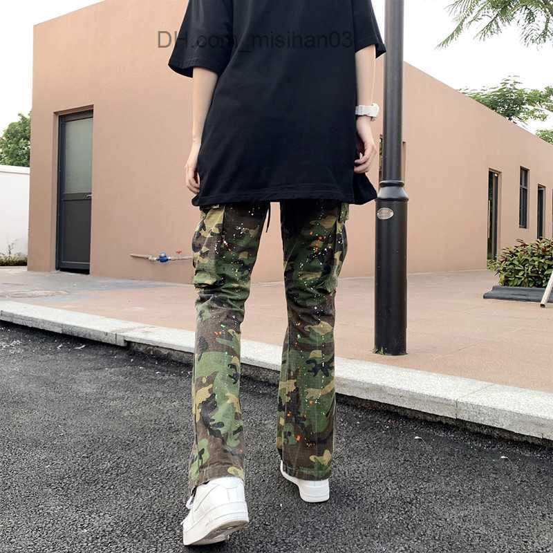 Men's Pants 2023 Y2K street clothes camouflage Catsuit cargo pants men's clothing sports pants men's joggers casual pants Moda Hombre Z