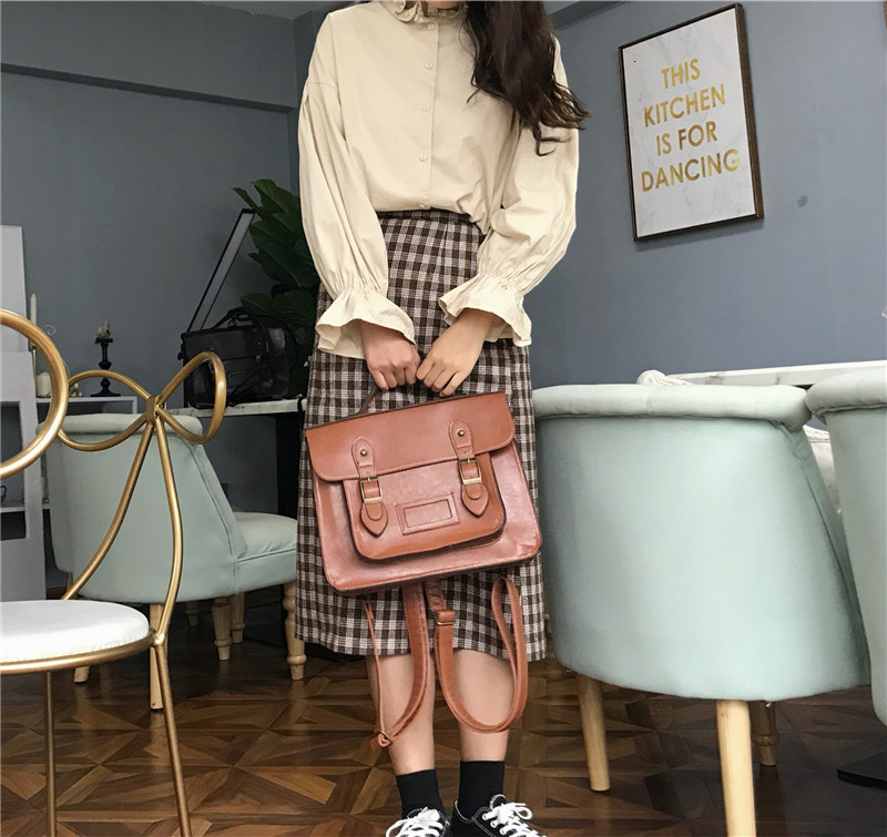 School Bags Korean vintage Women Backpacks preppy style student backpack multifunctional female shoulder bag women school ladies 230729