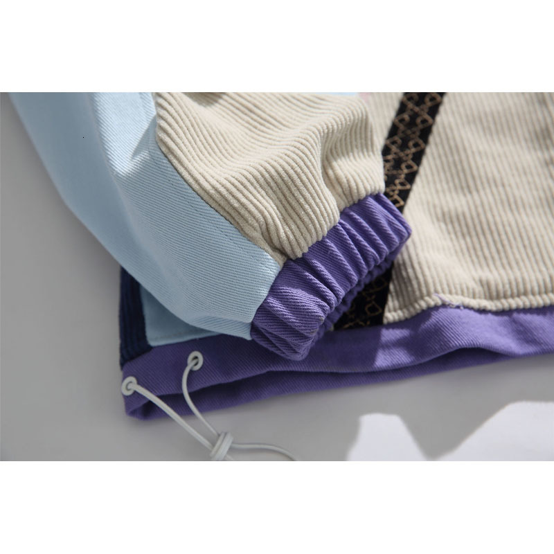 Mens Jackets Japanese Cartoon Embroidered Jacket Men Spring Patchwork Color Block Varsity Harajuku Unisex Baseball Bomber Coat 230729